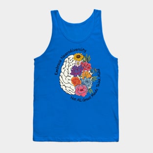 Not All Great Minds Think Alike, Autism Awareness, Neurodiversity Tank Top